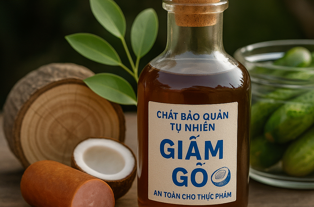 Giấm Gỗ – Chất Bảo Quản Tự Nhiên An Toàn Cho Thực Phẩm Nhờ Hoạt Tính Kháng Khuẩn Sinh Học Đa Thành Phần